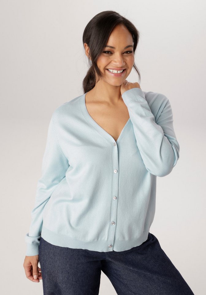 Aniston PLUS Strickjacke mit edlen Knöpfen - NEUE KOLLEKTION von Aniston PLUS
