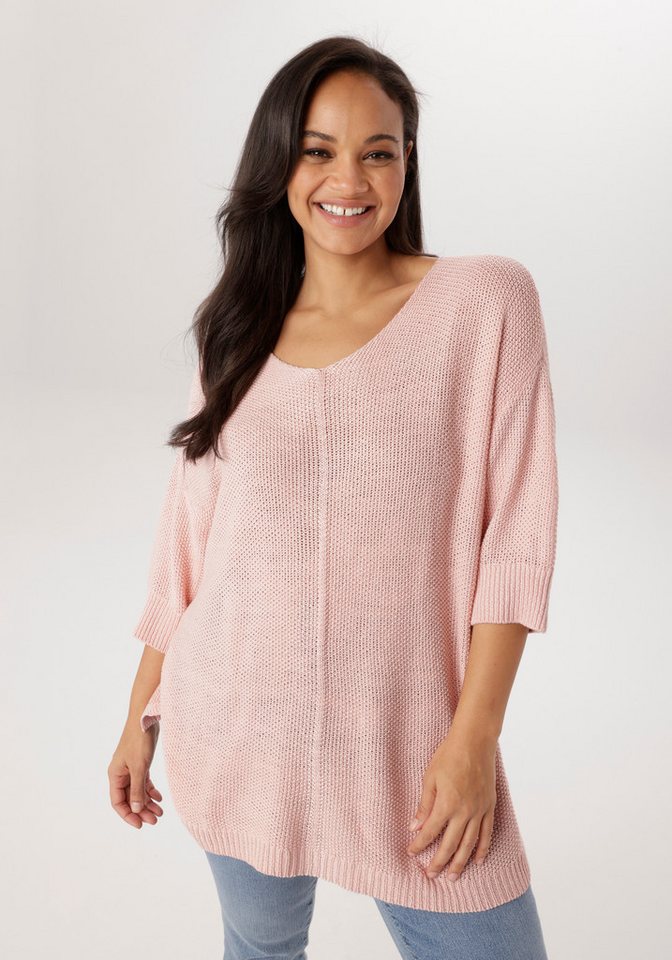 Aniston PLUS Strickpullover mit tollem Strickmuster - NEUE KOLLEKTION von Aniston PLUS