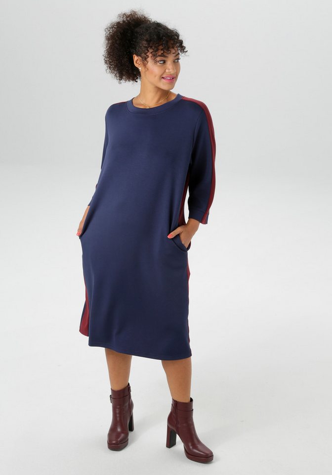Aniston PLUS Sweatkleid aus super weichen, elastischen Jersey-Qualität - NEUE KOLLEKTION von Aniston PLUS