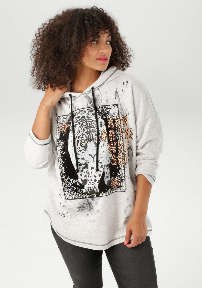 Aniston PLUS Sweatshirt mit großem Tigerprint - NEUE KOLLEKTION von Aniston PLUS