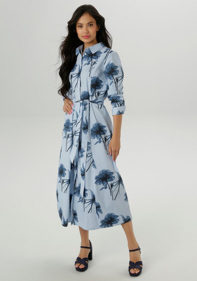 Aniston SELECTED Blusenkleid mit fantasievollem Blumendruck - NEUE KOLLEKTION von Aniston SELECTED