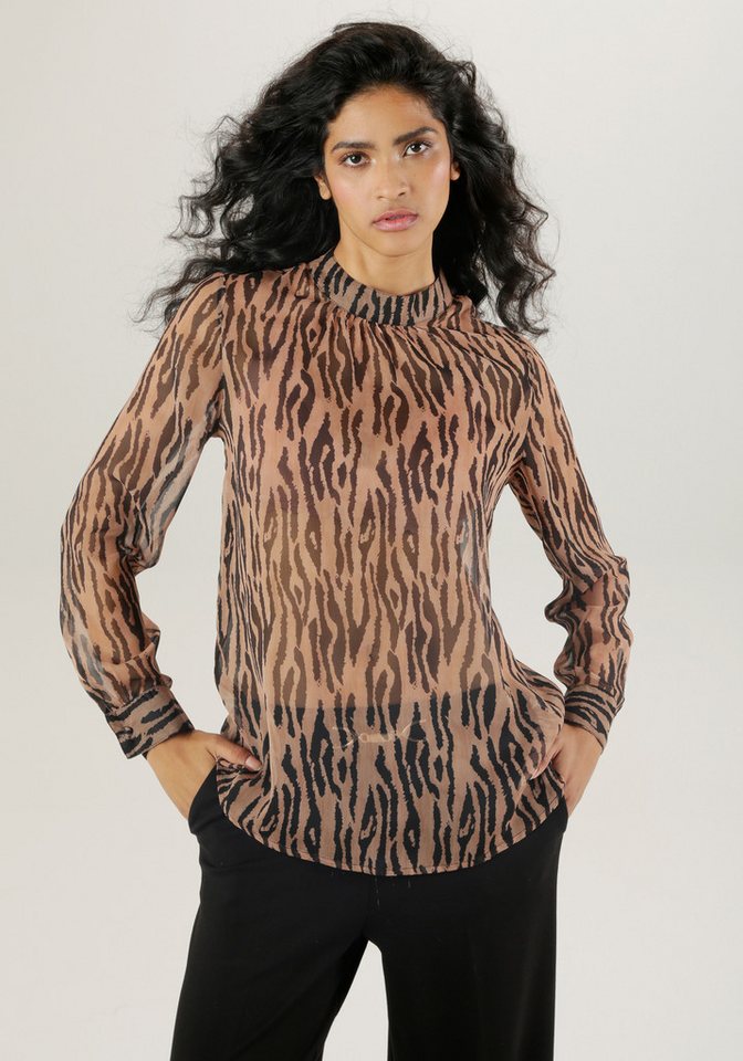 Aniston SELECTED Chiffonbluse, transparent von Aniston SELECTED