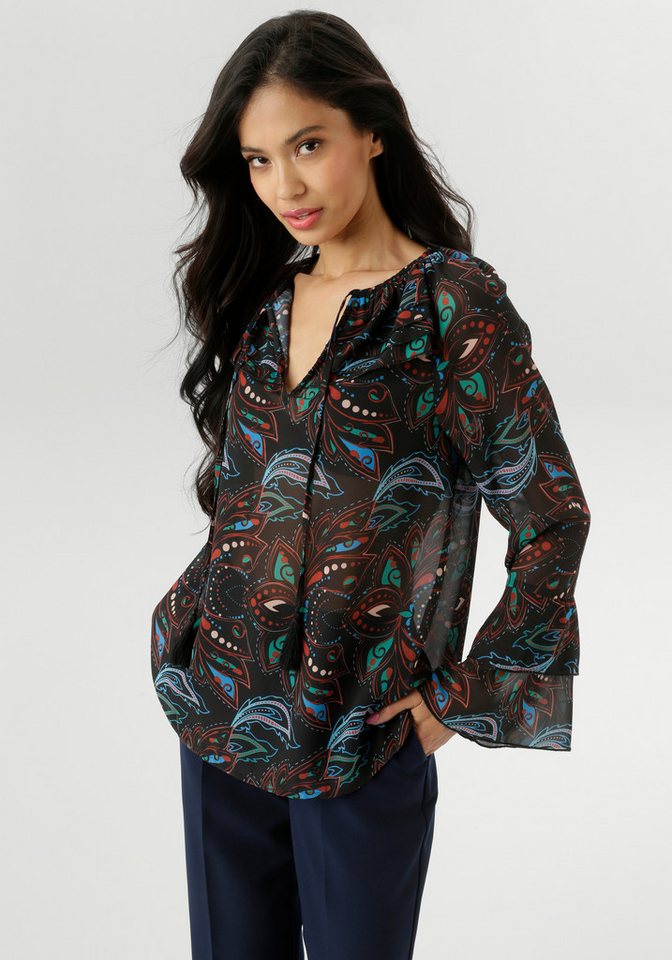 Aniston SELECTED Chiffonbluse aus leicht transparente Chiffon - NEUE KOLLEKTION von Aniston SELECTED