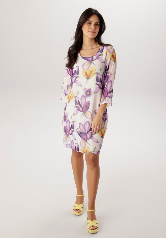 Aniston SELECTED Chiffonkleid aus zartem Chiffon und gefüttert - NEUE KOLLEKTION von Aniston SELECTED