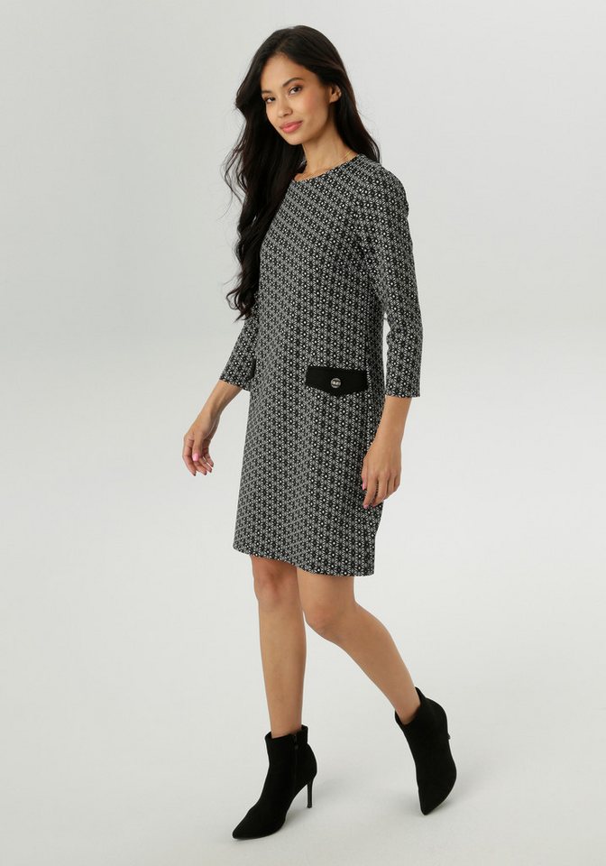 Aniston SELECTED Etuikleid mit grafischer Jacquardmusterung - NEUE KOLLEKTION von Aniston SELECTED