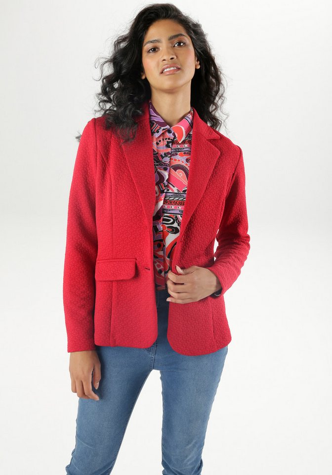 Aniston SELECTED Jerseyblazer mit strukturiertem Muster von Aniston SELECTED