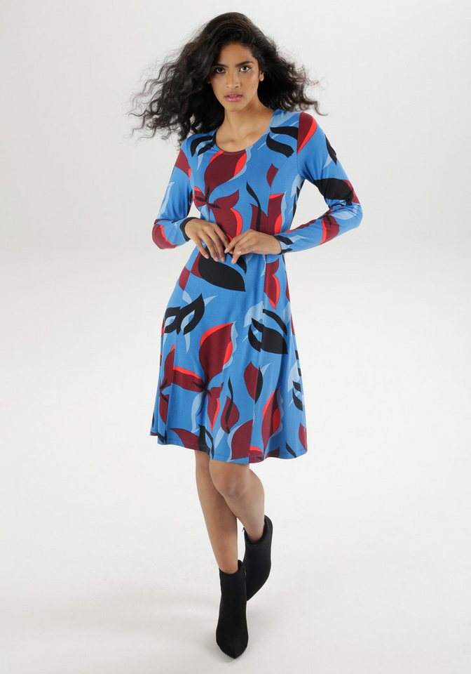 Aniston SELECTED Jerseykleid in leichter A-Linien-Form von Aniston SELECTED