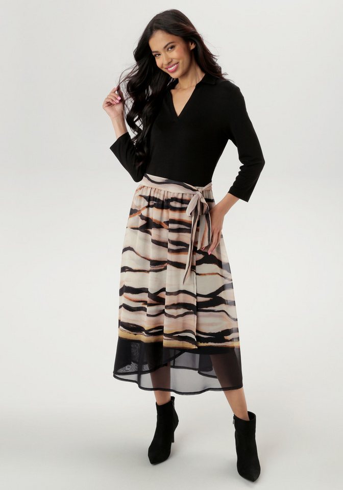 Aniston SELECTED Jerseykleid mit abnehmbaren Bindeband - NEUE KOLLEKTION von Aniston SELECTED