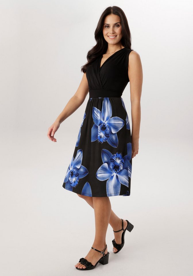 Aniston SELECTED Jerseykleid mit eleganter Wickeloptik und V-Ausschnitt - NEUE KOLLEKTION von Aniston SELECTED