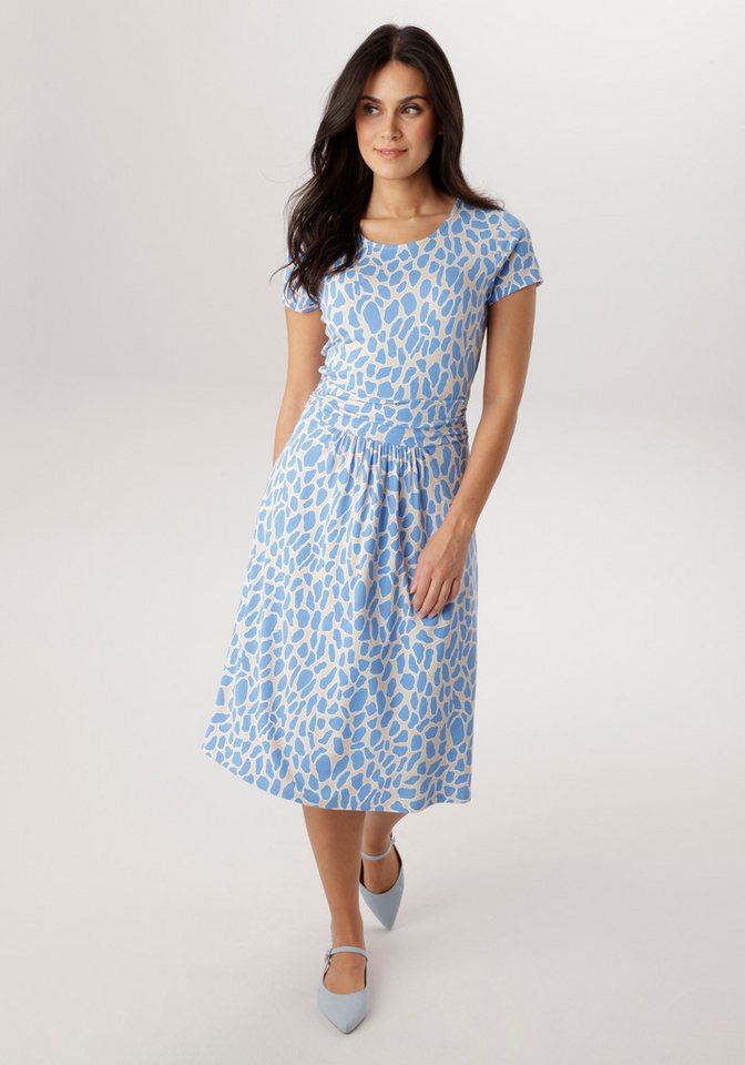 Aniston SELECTED Jerseykleid mit gerafftem Bund in der Taille - NEUE KOLLEKTION von Aniston SELECTED