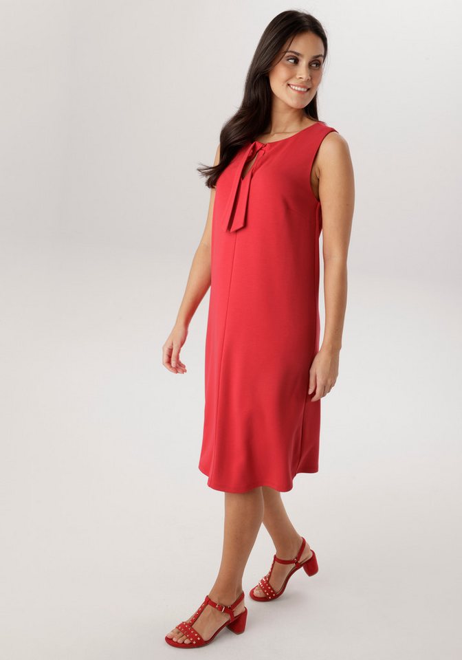 Aniston SELECTED Jerseykleid mit raffinierten Ausschnitt und Bindebänder - NEUE KOLLEKTION von Aniston SELECTED