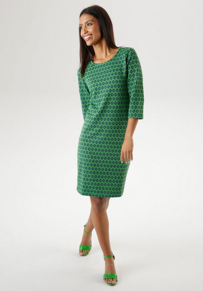 Aniston SELECTED Jerseykleid mit trendy Retromuster von Aniston SELECTED