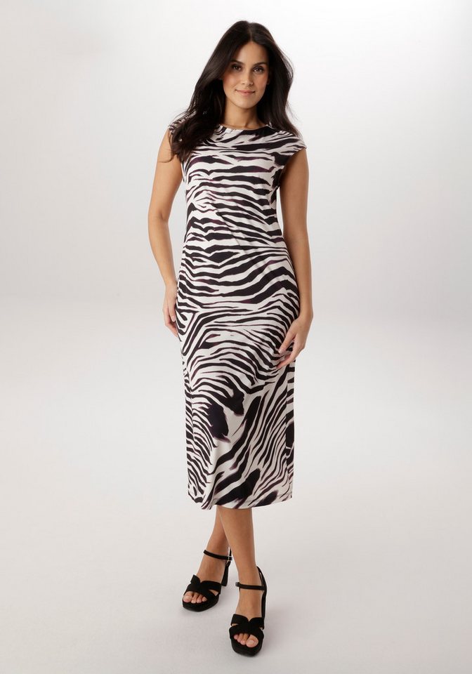 Aniston SELECTED Midikleid im trendigen und raffinierten Animal-Print allover - NEUE KOLLEKTION von Aniston SELECTED