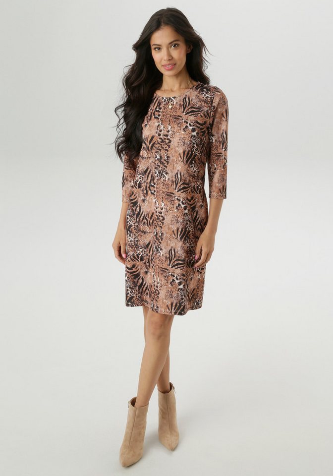 Aniston SELECTED Minikleid mit leichter Taillierung und Animal-Print - NEUE KOLLEKTION von Aniston SELECTED