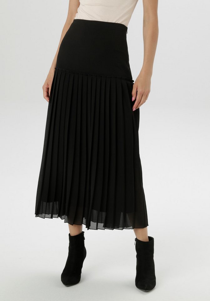 Aniston SELECTED Plisseerock aus edlem Chiffon von Aniston SELECTED