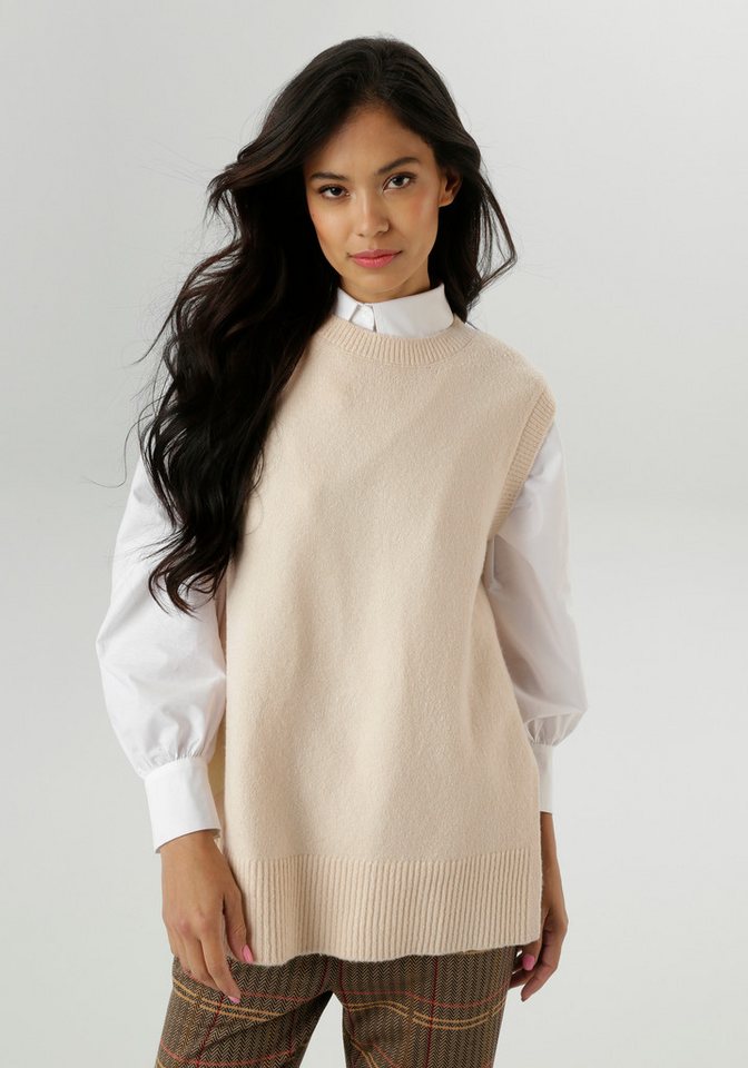 Aniston SELECTED Pullunder im lässig angesagten Style Aniston SELECTED Pullunder im lässig angesagten Style von Aniston SELECTED