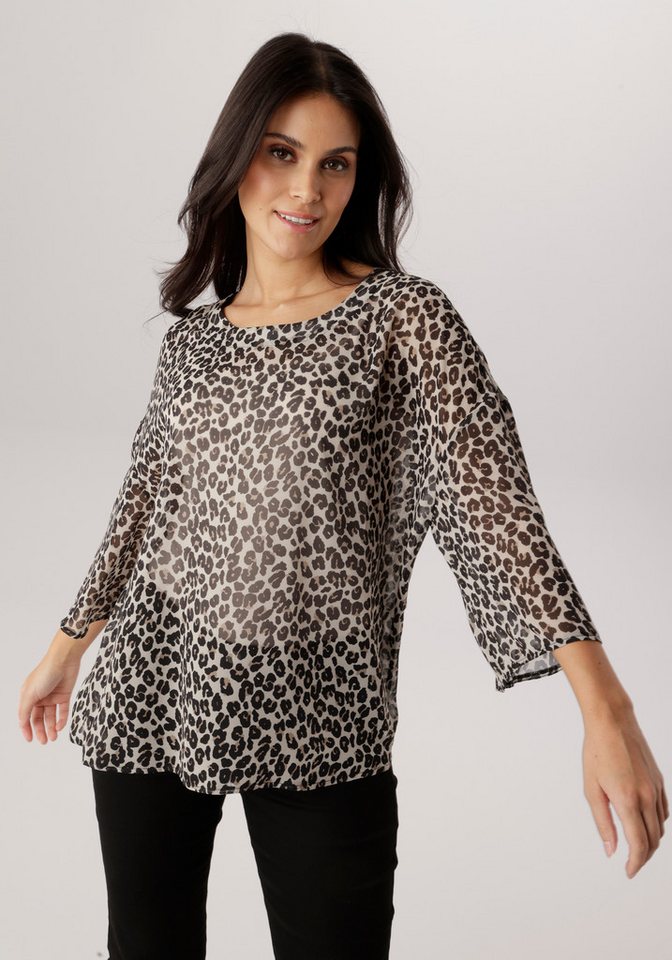 Aniston SELECTED Schlupfbluse im modischen Animal-Print - NEUE KOLLEKTION von Aniston SELECTED