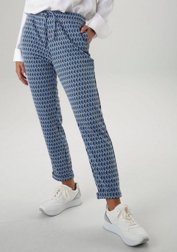 Aniston SELECTED Schlupfhose mit geometrischem Muster von Aniston SELECTED