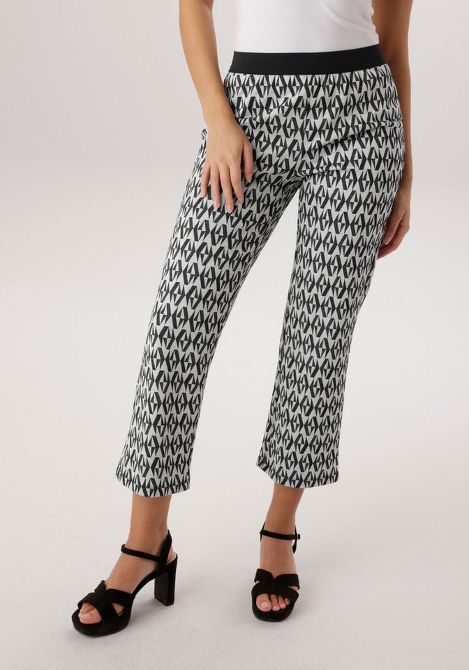 Aniston SELECTED Schlupfhose mit modischer Jacquardmusterung - NEUE KOLLEKTION von Aniston SELECTED