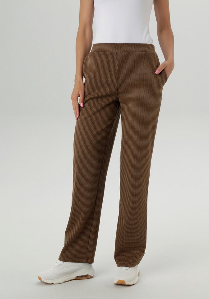 Aniston SELECTED Schlupfhose mit trendiger Karomusterung - NEUE KOLLEKTION von Aniston SELECTED
