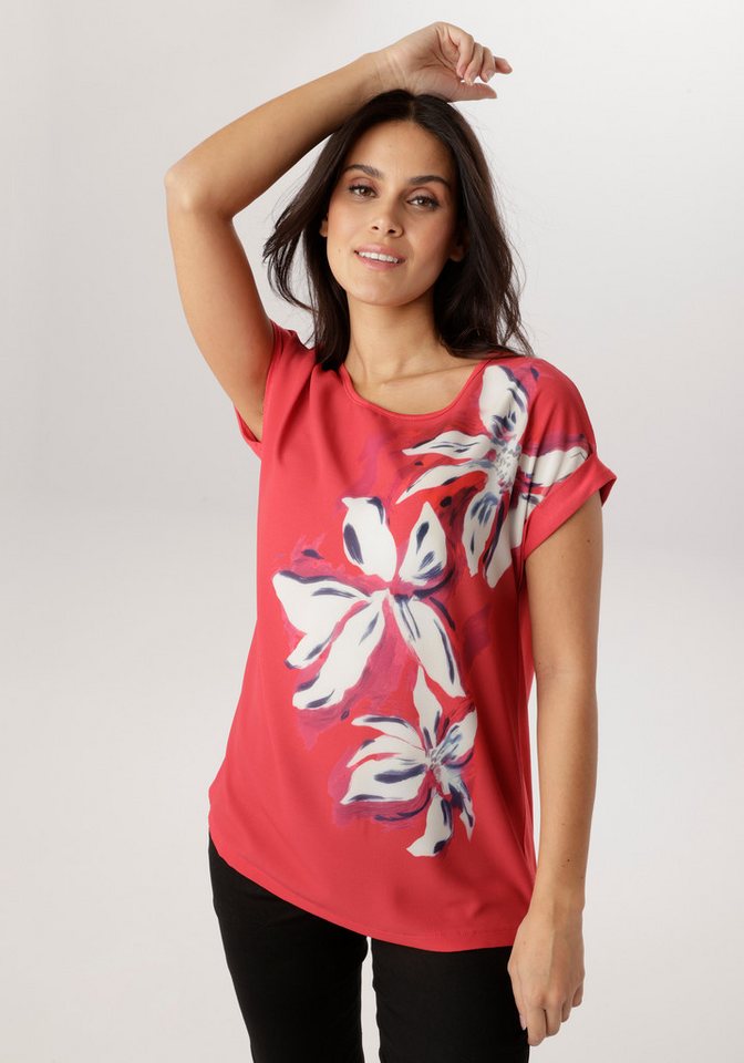 Aniston SELECTED Shirtbluse im Materialmix - NEUE KOLLEKTION von Aniston SELECTED