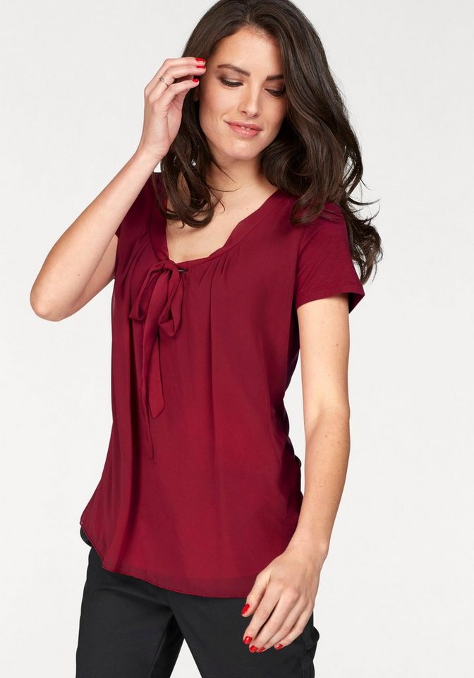 Aniston SELECTED Shirtbluse mit gedoppeltem Vorderteil von Aniston SELECTED