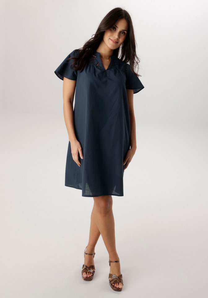 Aniston SELECTED Sommerkleid mit Lochspitze im Schulter- und Brustbereich - NEUE KOLLEKTIOn von Aniston SELECTED