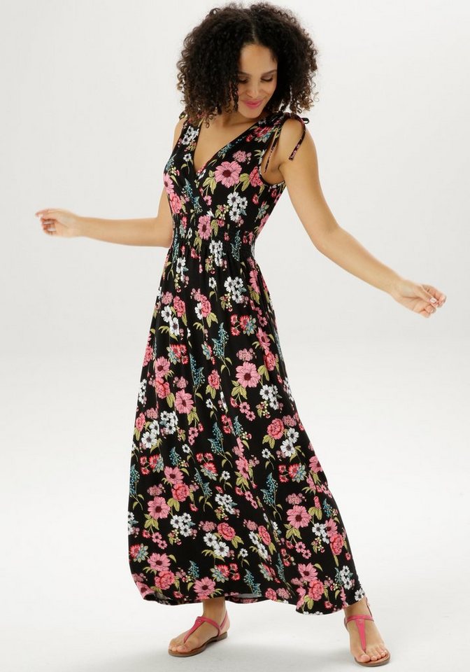 Aniston SELECTED Sommerkleid mit Trägern zum Raffen von Aniston SELECTED