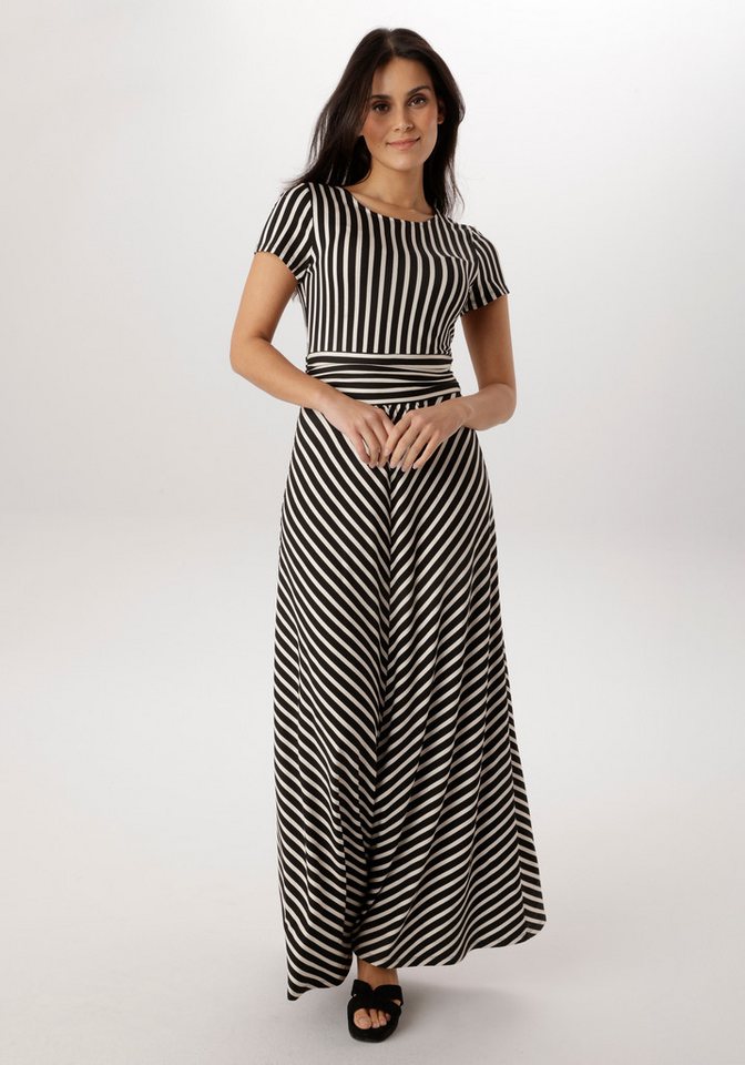 Aniston SELECTED Sommerkleid mit modernen, grafischen Streifenverlauf - NEUE KOLLEKTION von Aniston SELECTED