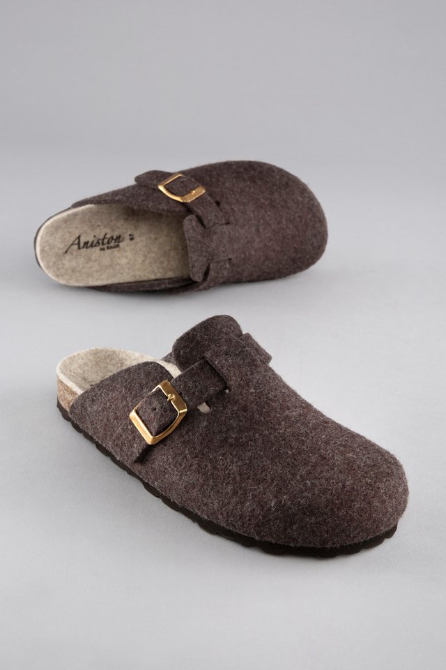 Aniston SHOES Clog, Hausschuh, Homeslipper mit verstellbarem Riemchen - NEUE KOLLEKTION von Aniston SHOES