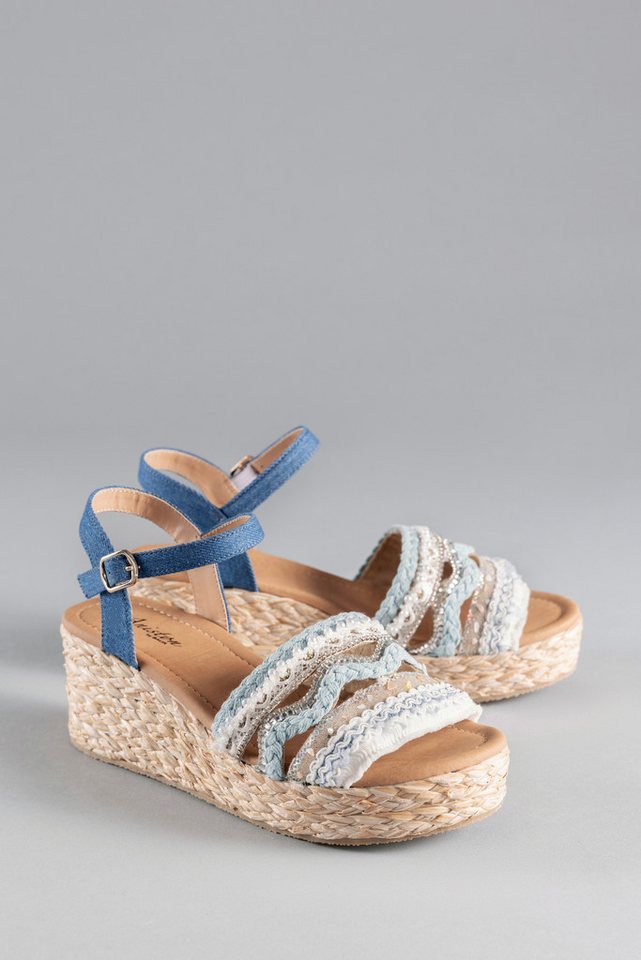 Aniston SHOES Keilsandalette, Sandale, Sommerschuh, Pailletten - NEUE KOLLEKTION Aniston SHOES Keilsandalette, Sandale, Sommerschuh, Pailletten - NEUE KOLLEKTION von Aniston SHOES