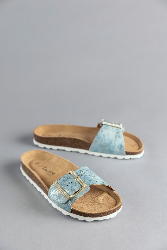 Aniston SHOES Pantolette, Sommerschuh, Strandschuh, Glitzersteine - NEUE KOLLEKTION von Aniston SHOES