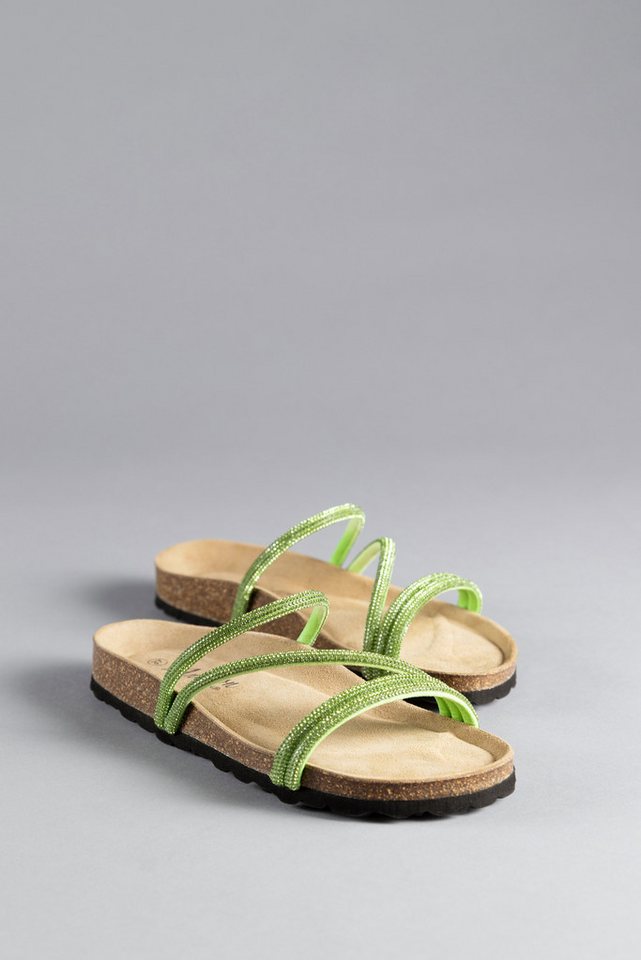 Aniston SHOES Pantolette, Sommerschuh, Strandschuh, Glitzersteine - NEUE KOLLEKTION von Aniston SHOES