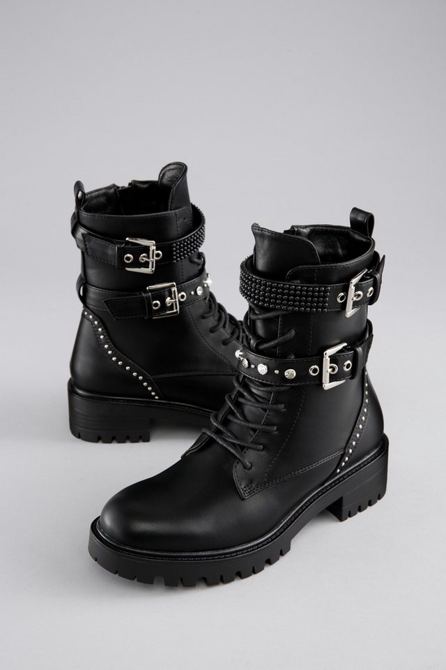 Aniston SHOES Schnürboots Schnürstiefelette, Bikerboots - NEUE KOLLEKTION von Aniston SHOES