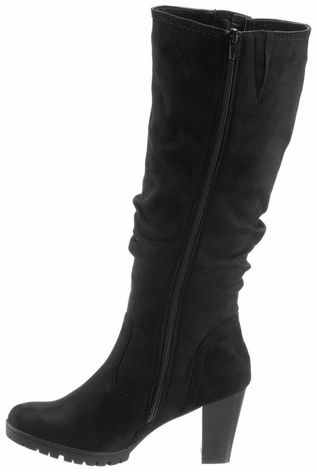Aniston SHOES Stiefel mit Raffungen am slouchy Schaft - NEUE KOLLEKTION von Aniston SHOES