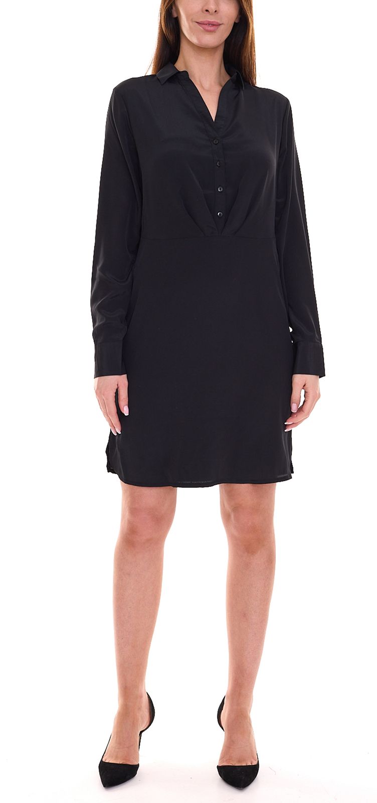 Aniston CASUAL Damen Mode-Kleid stylisches Damen Mini-Kleid 34120901 Schwarz von Aniston