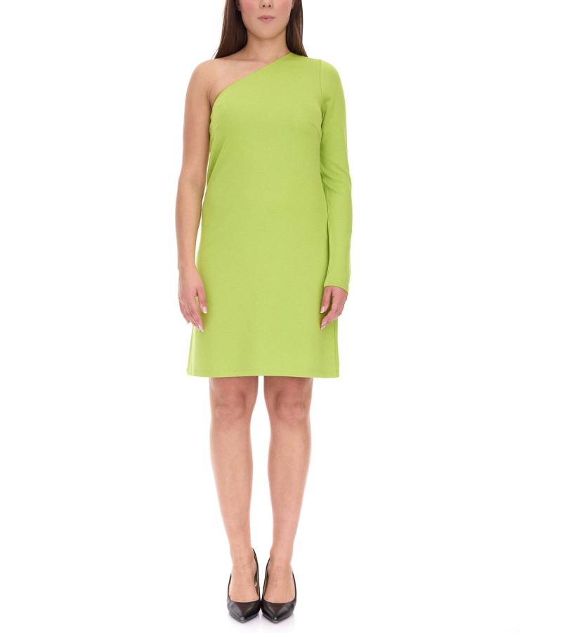 Aniston CASUAL Damen Sommer-Kleid modisches One-Shoulder-Kleid Mini-Kleid 71366612 Grün von Aniston