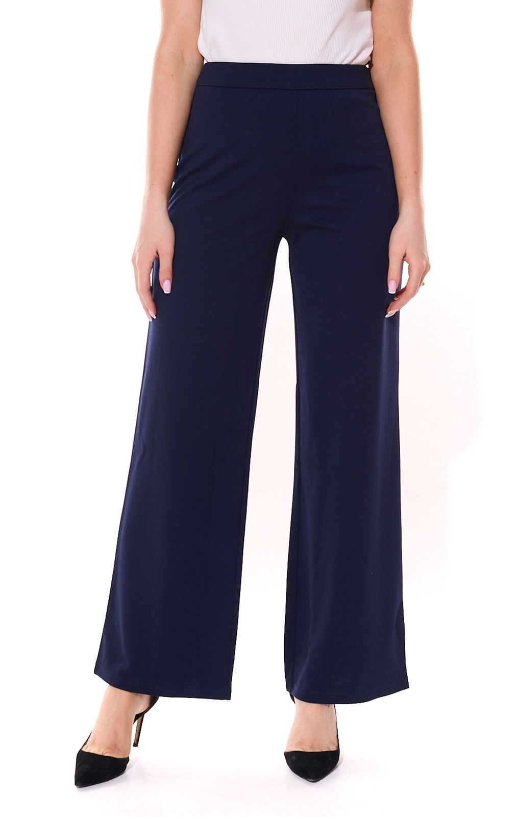 Aniston CASUAL Damen Stoff-Hose modische Business-Hose mit seitlichem Reißverschluss 27038159 Navy von Aniston