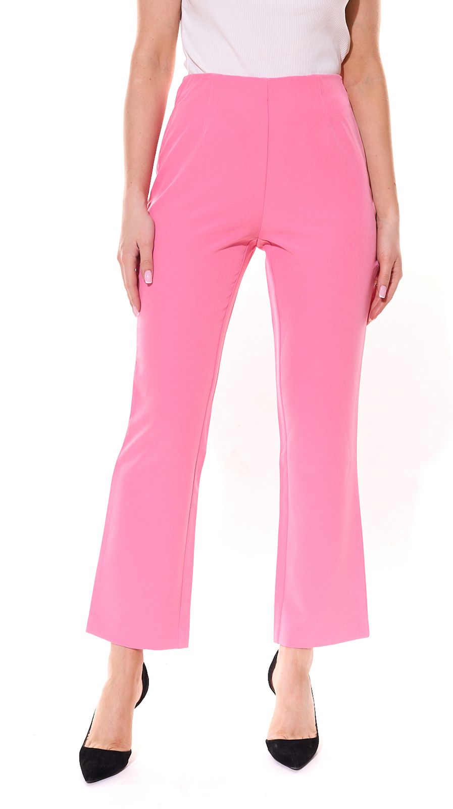 Aniston CASUAL Damen Stoff-Hose trendige Party-Hose in knalliger Farbe 84782465 Pink von Aniston