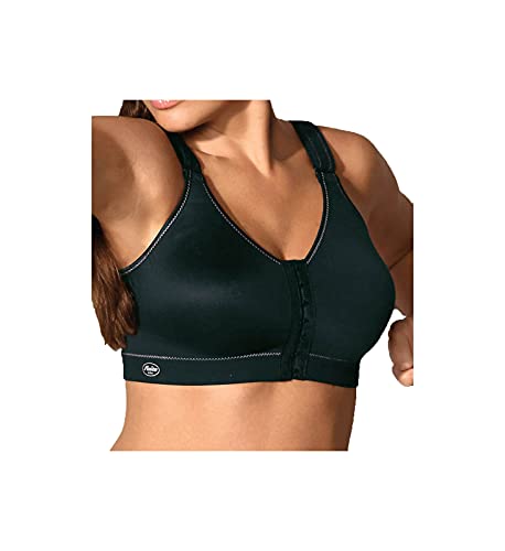 Anita Active Damen Sport Frontline Open BH, Schwarz (schwarz 001), 70B ,Gemoldet von Anita