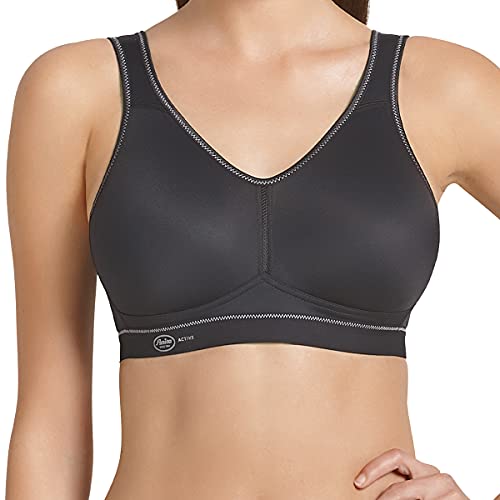 Anita Active Damen BH (Ohne Bügel) 5521 Sport-BH, Gr. 85F, Schwarz (schwarz 001) von Anita Active