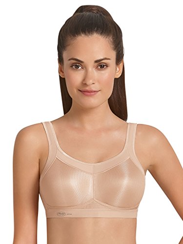 Anita Active Damen Sport-BH Sport-BH,, per pack Beige (desert 753), 65E(Herstellergröße: 65E) von Anita Active