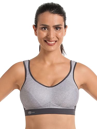 Anita Damen Sport-bh Sport BH, Heather Grey, 75E EU von Anita Active