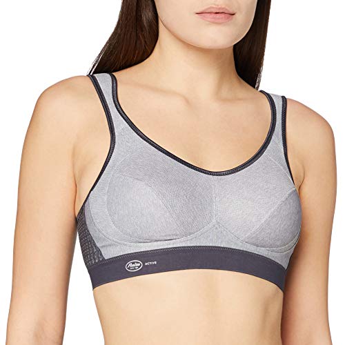 Anita Damen Sport-bh Sport BH, Heather Grey, 100D EU von Anita