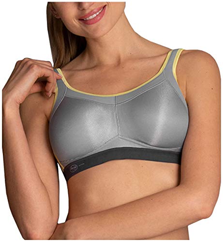 Anita Active Damen Momentum Sport-BH, Blickdicht, Iconic Grey, 65F von Anita Active