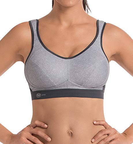 Anita Damen Sport-bh Sport BH, Heather Grey, 75E EU von Anita Active