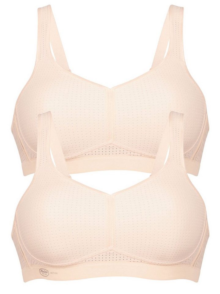 Anita Active Sport-BH 2er Pack Sport BH ohne Bügel Performance (Spar-Set, 2-tlg) Stützfunktion von Anita Active