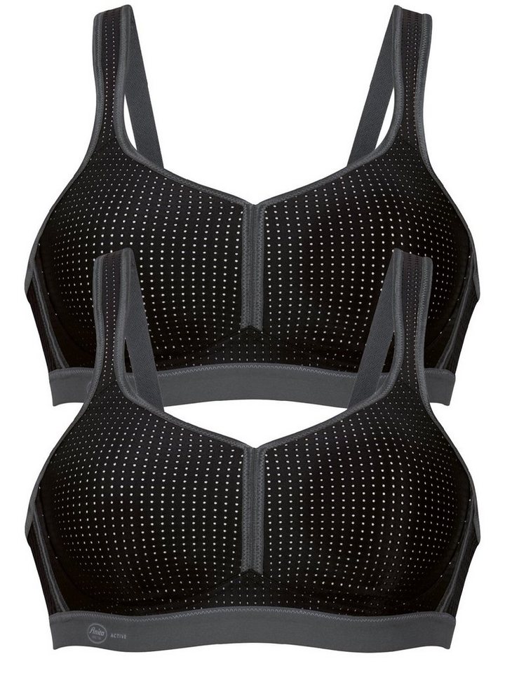 Anita Active Sport-BH 2er Pack Sport BH ohne Bügel Performance (Spar-Set, 2-tlg) Stützfunktion von Anita Active