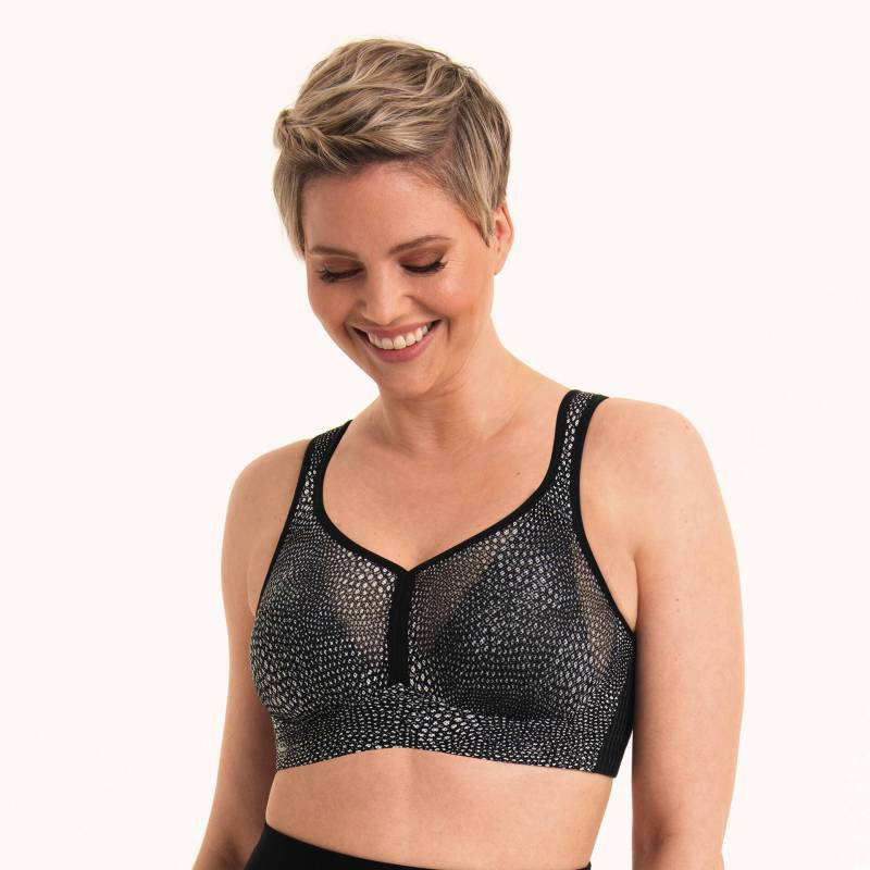 Anita Active Sport-BH "Air Control Deltapad" doppellagige Cups, gepolsterte Träger, mit Print, feminin, weich von Anita Active