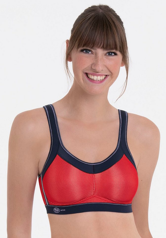 Anita Active Sport-BH Momentum ohne Bügel, elastisch, nahtlos, weich, gepolsterte Komfortträger von Anita Active